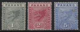 Pahang (01) 1891 Tiger Set. Unused. Hinged. - Pahang