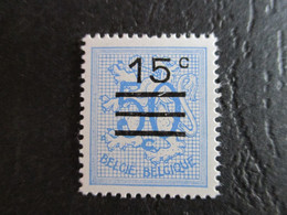 Nr 1446 - Cijfer Op Heraldieke Leeuw Met Opdruk - Luppi/Varibel V13 Witte Griffe In Bovenste Lijn Van Opdruk - MNH** - Otros & Sin Clasificación