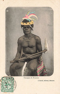 Nouvelle Calédonie - Canaques De Koumac - Edit. Raché - Coiffe - Colorisé -  Joseph Vergoz - Carte Postale Ancienne - Nueva Caledonia