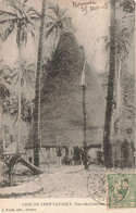 Nouvelle Calédonie - Case De Chef Canaque - Edit. Raché - Animé - Oblitéré Noumea 1908 - Carte Postale Ancienne - Tahiti