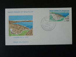 FDC Barrage Dam Saint Pierre Et Miquelon 1976 Ref 100838 - FDC