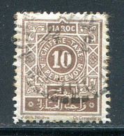 MAROC- Taxe Y&T N°29- Oblitéré - Segnatasse