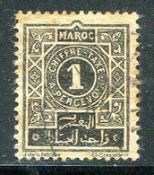 MAROC- Taxe Y&T N°27- Oblitéré - Postage Due