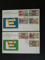 FDC (x2) Communauté économique Européenne Congo 1963 Ref 100937 - Covers & Documents