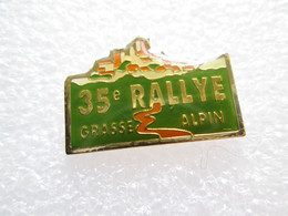 PIN'S    RALLYE  GRASSE ALPIN - Rallye