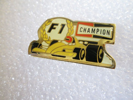 PIN'S    BOUGIES   CHAMPION  F1 - F1