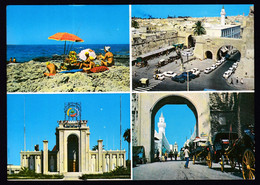 Libya Libia / A General View Of Tripoli, Multi View, Beach, Panorama, Coach / Unused, Uncirculated - Libia