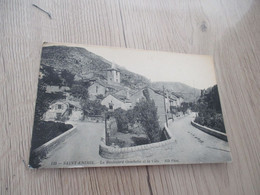 CPA 48 Lozère Saint Enimie Le Boulevard Gambetta Et La Ville - Autres & Non Classés