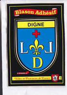 Delcampe - Alpes De Haute Provence  Blason Adhésif Digne - Digne