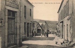 Chaumard * Rue Du Bas Du Bourg * Caisse Nationale D'épargne * Villageois Enfants - Autres & Non Classés