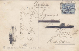S - Da Roma Per L' Austria Cent. 25 Serie Vacante - Lettres & Documents