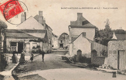 St Antoine Du Rocher * La Rue Principale Du Village * Villageois - Sonstige & Ohne Zuordnung