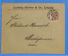 Allemagne Reich 1891 Lettre De Leipzig (G14870) - Covers & Documents