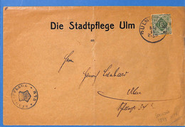Allemagne Reich 1916 Lettre De Ulm (G14887) - Cartas & Documentos