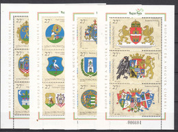 Hungary 1997 Mi#Block 238,239,240,241 Mint Never Hinged - Nuovi