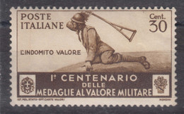 Italy Kingdom 1934 Medaglie Sassone#370 Mi#498 Mint Never Hinged - Neufs