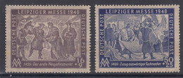 Germany Under Allied Occupation In WWII, Soviet Zone 1945 Leipziger Messe Mi#198-199 Mint Never Hinged - Autres & Non Classés