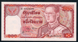 THAILAND P89c  100 BAHT 1978 #81R  Signature 52  UNC. - Thaïlande