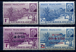 Guadeloupe       161/162 * - 173/174 * - Unused Stamps