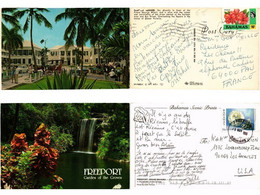 BAHAMAS CARIBBEAN ISLAND 18 Vintage Postcards Mostly Pre-1970 (L5029) - Bahamas