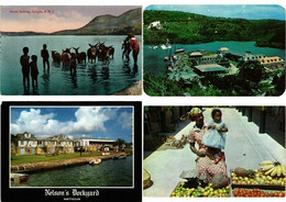 ANTIGUA BRITISH WEST INDIES CARIBBEAN 15 Vintage Postcards Pre-1970 (L2681) - Antigua Y Barbuda