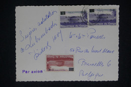 CONGO - Affranchissement De Lubumbashi Sur Photo Pour Bruxelles Par Avion En 1968 - L 140082 - Storia Postale