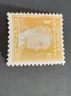 TÜRKEY--1930-40 -  3K ATATÜRK  DAMGASIZ - Unused Stamps