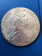 AUSTRIA 1780 VECCHIO MARIA TERESA  MONETA ARGENTO - Monarchia / Nobiltà