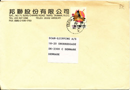 Taiwan Cover Sent To Denmark 20-12-1994 Single Franked - Brieven En Documenten
