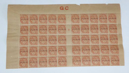ROUAD - 1916-20 - N°Yv. 6b - Type Blanc 3c Orange - Papier GC - Bloc De 50 - Bord De Feuille - Neuf Luxe ** / MNH - Ongebruikt