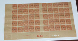 ROUAD - 1916-20 - N°Yv. 6b - Type Blanc 3c Orange - Papier GC - Bloc De 50 - Bord De Feuille - Neuf Luxe ** / MNH - Unused Stamps