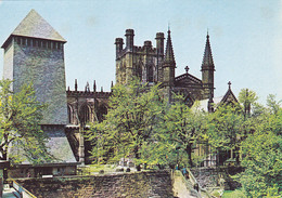 CHESTER CATHEDRAL, BELLTOWER, PEOPLE - Chester