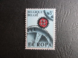 Nr 1415 - Europa - Luppi/Varibel V4 Blauw Punt Onder "UE" Van Belgique - Gestempeld - Altri & Non Classificati