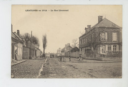 CHAULNES En 1914 - La Rue Lhomond - Chaulnes