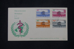 CONGO - Enveloppe FDC En 1966 - OMS  - L 140105 - FDC