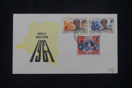 CONGO - Enveloppe FDC En 1967 - Nouvelle Constitution - L 140106 - FDC