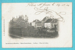 * Sint Genesius Rode - Rhode St Genèse (Vlaams Brabant) * (A.C.) La Gare, Bahnhof, Railway Station, Locomotive, Train - St-Genesius-Rode