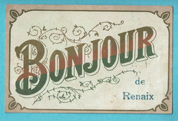 * Ronse - Renaix (Oost Vlaanderen) * (V.P.F.) Bonjour De Renaix, Fantaisie, Old, Rare, Unique, TOP - Renaix - Ronse