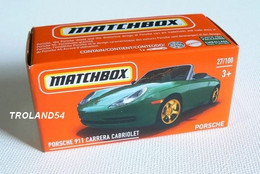 Matchbox, PORCHE 911 CARRERA CABRIOLET - Matchbox (Mattel)