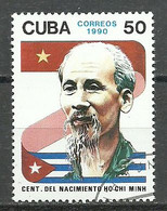 Cuba; 1990 Birth Centenary Of Ho Chi Minh - Gebruikt