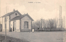 Vaires Sur Marne       77          La Gare.   Extérieur     -  1  -     (voir Scan) - Vaires Sur Marne