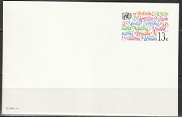 UNO New York 1982  Ganzsache  Mi-Nr. P 8  Ungebraucht  ( D 2402  ) - Cartas & Documentos