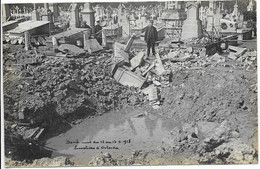 - 2919 - OSTENDE  Bombardement Cimetiere Le 12 Au 13  Avril 1918 ( Photo Carte ) Ww1 - Oostende