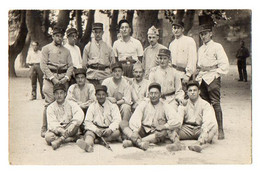 CPA 3340 - MILITARIA - Carte Photo Militaire - AVIGNON - Génie Militaire - Un Groupe De Pontonniers - Personen