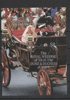 MINI SHEET GREAT BRITAIN ROYAL WEDDING MNH - Unclassified