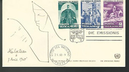 57694) Vatican FDC   7.4.60  Postmark Cancel - Cartas & Documentos