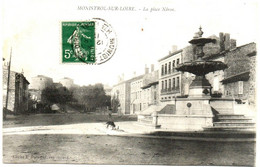 Haute Loire : MONISTROL SUR LOIRE : La Place Néron - Monistrol Sur Loire