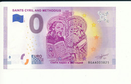 Billet Touristique 0 Euro - SAINTS CYRIL AND METHODIUS - BGAA - 2019-1 - N° 3825 - Autres & Non Classés