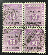1943- Italia - Emissione Per La Sicilia - Allied Military Postage - Usati   4 Valori - A1 - Britisch-am. Bes.: Sizilien