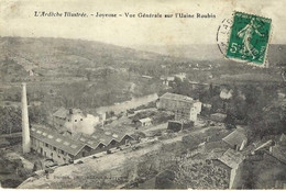 Joyeuse Vue Générale Sur L'usine Roubin  L'Ardèche Illustrée, Rare - Joyeuse